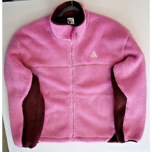 Nike FV8653-632 Men's Sz XL Pink/Burgundy ACG Therma-FIT Windproof Jacket - Picture 13 of 16